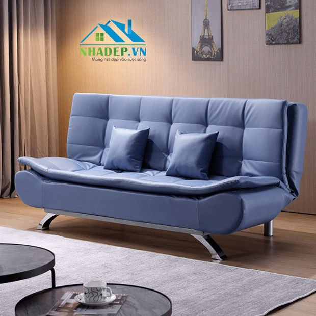 Sofa bed Nordic style bọc da cao cấp FS112