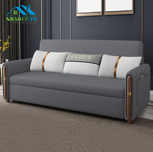 Sofa bed khung kim loại 2in1 FS124