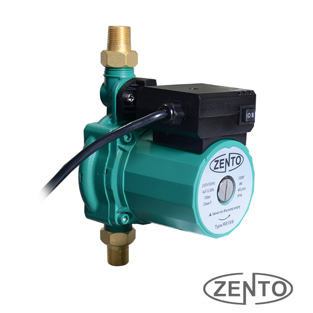Máy bơm tăng áp ly tâm Zento ZT-RS15/9 Green (120W) 